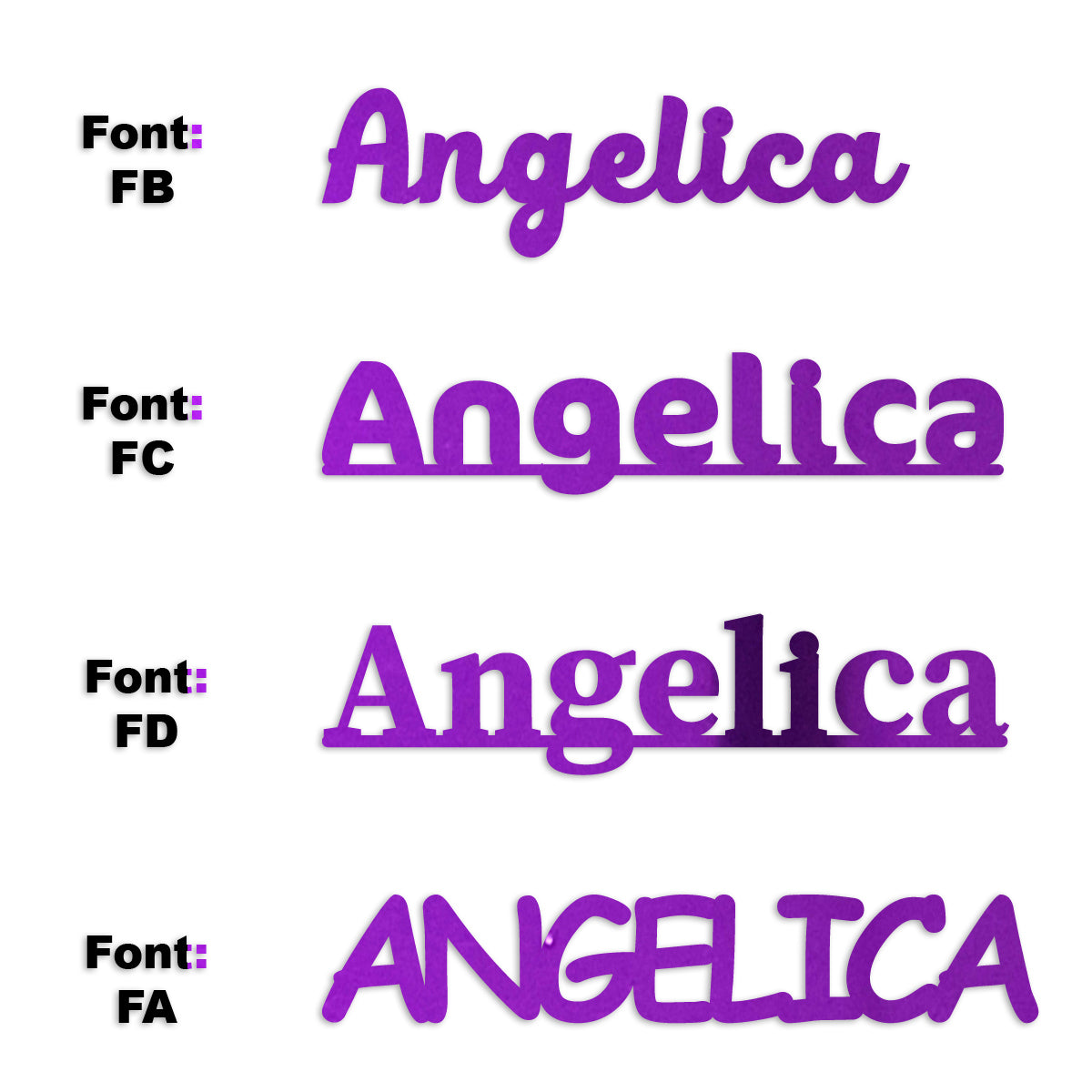 Custom-Fetti Girl - ANGELICA Purple