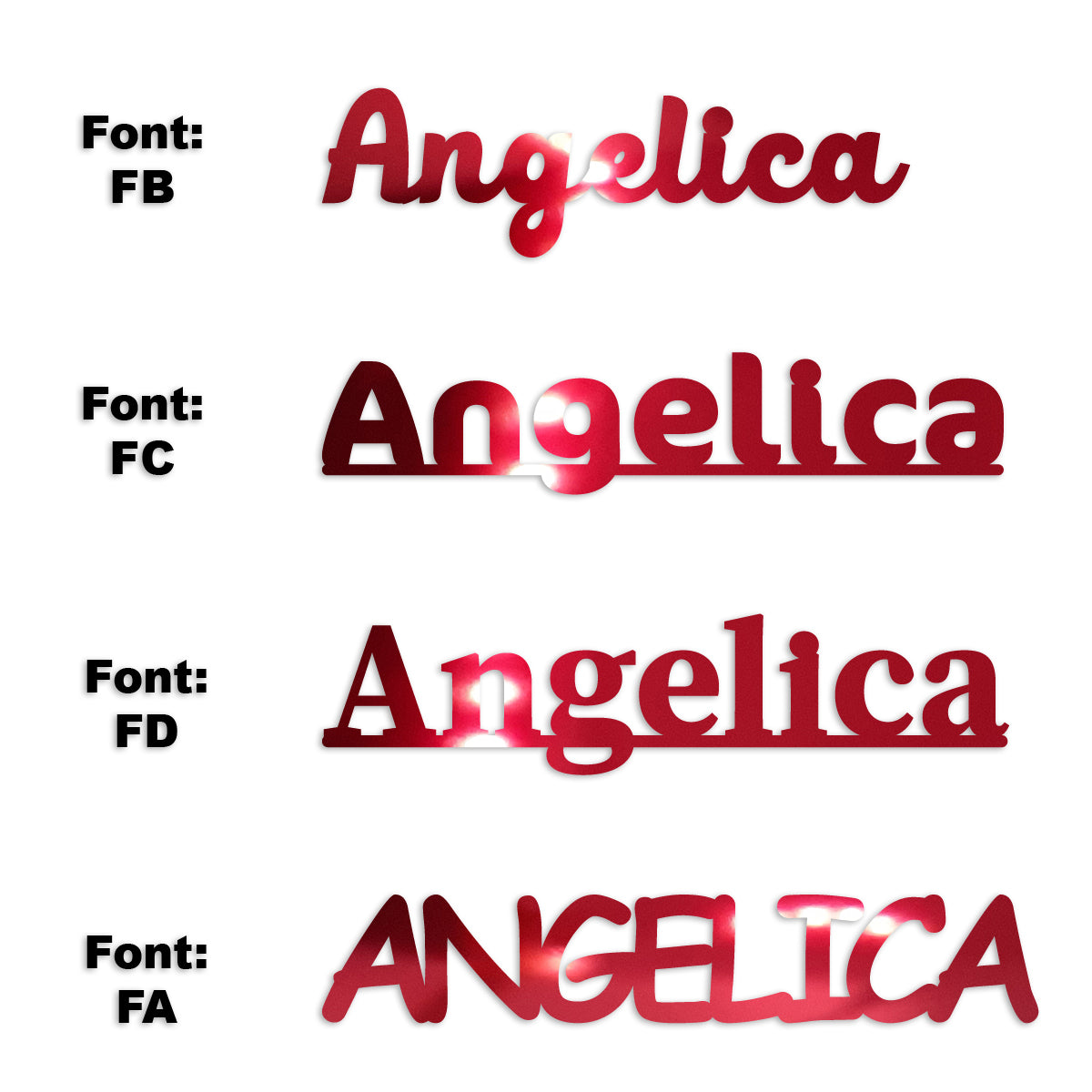 Custom-Fetti Girl - ANGELICA Red