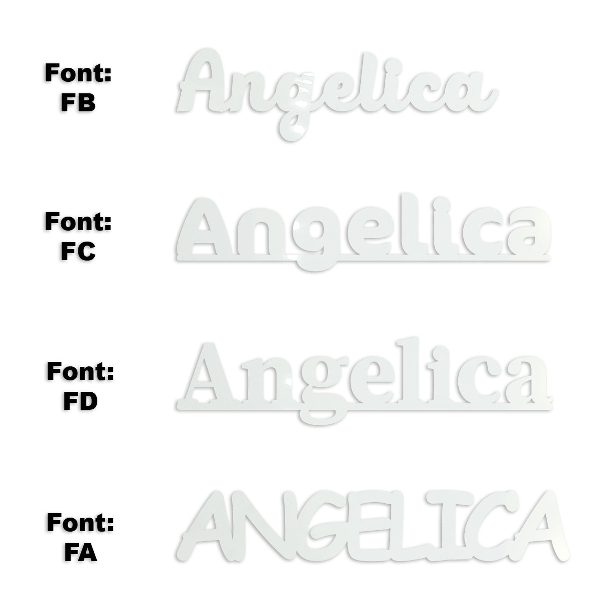 Custom-Fetti Girl - ANGELICA White