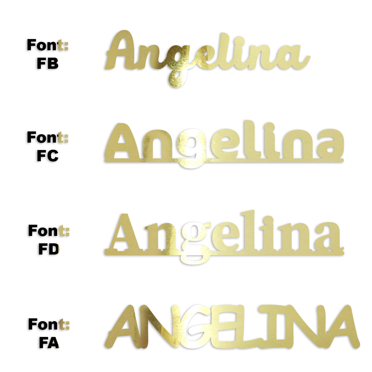 Custom-Fetti Girl - ANGELINA Gold