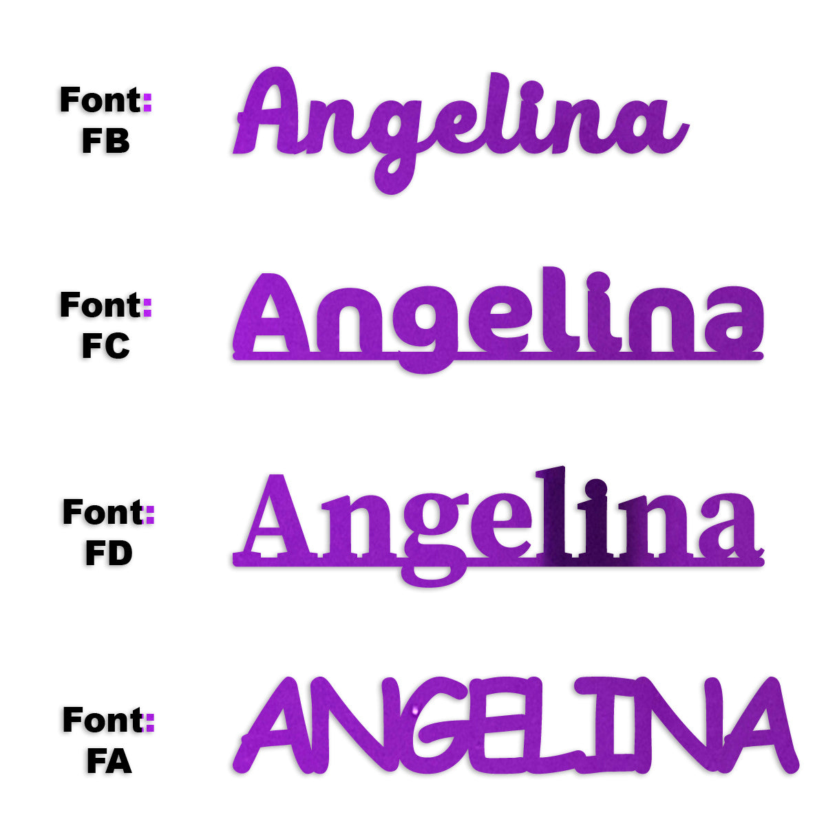 Custom-Fetti Girl - ANGELINA Purple