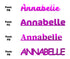 Custom-Fetti Girl - ANNABELLE Fuchsia