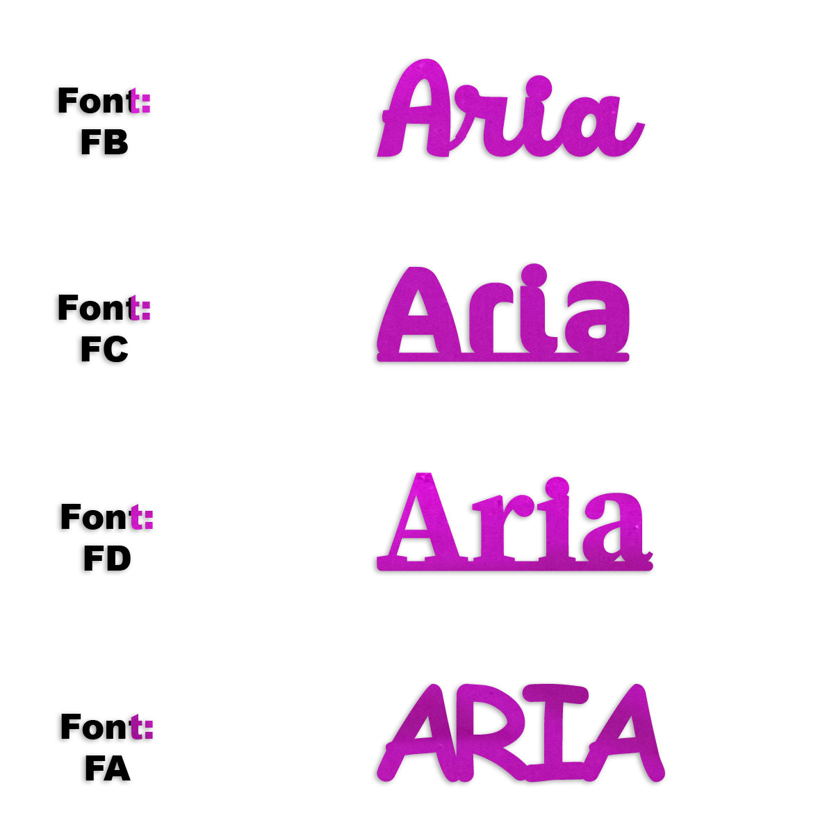 Custom-Fetti Girl - ARIA Fuchsia