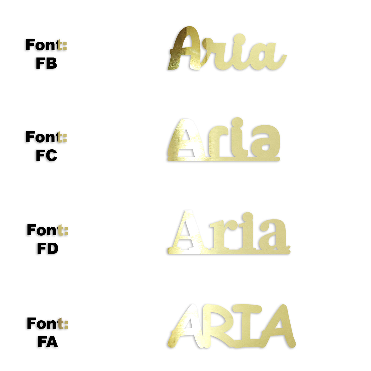 Custom-Fetti Girl - ARIA Gold