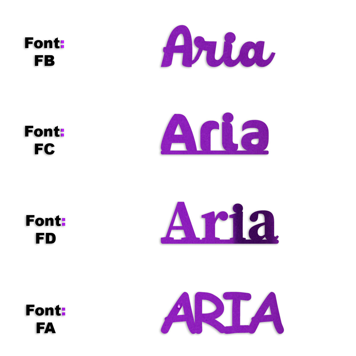 Custom-Fetti Girl - ARIA Purple