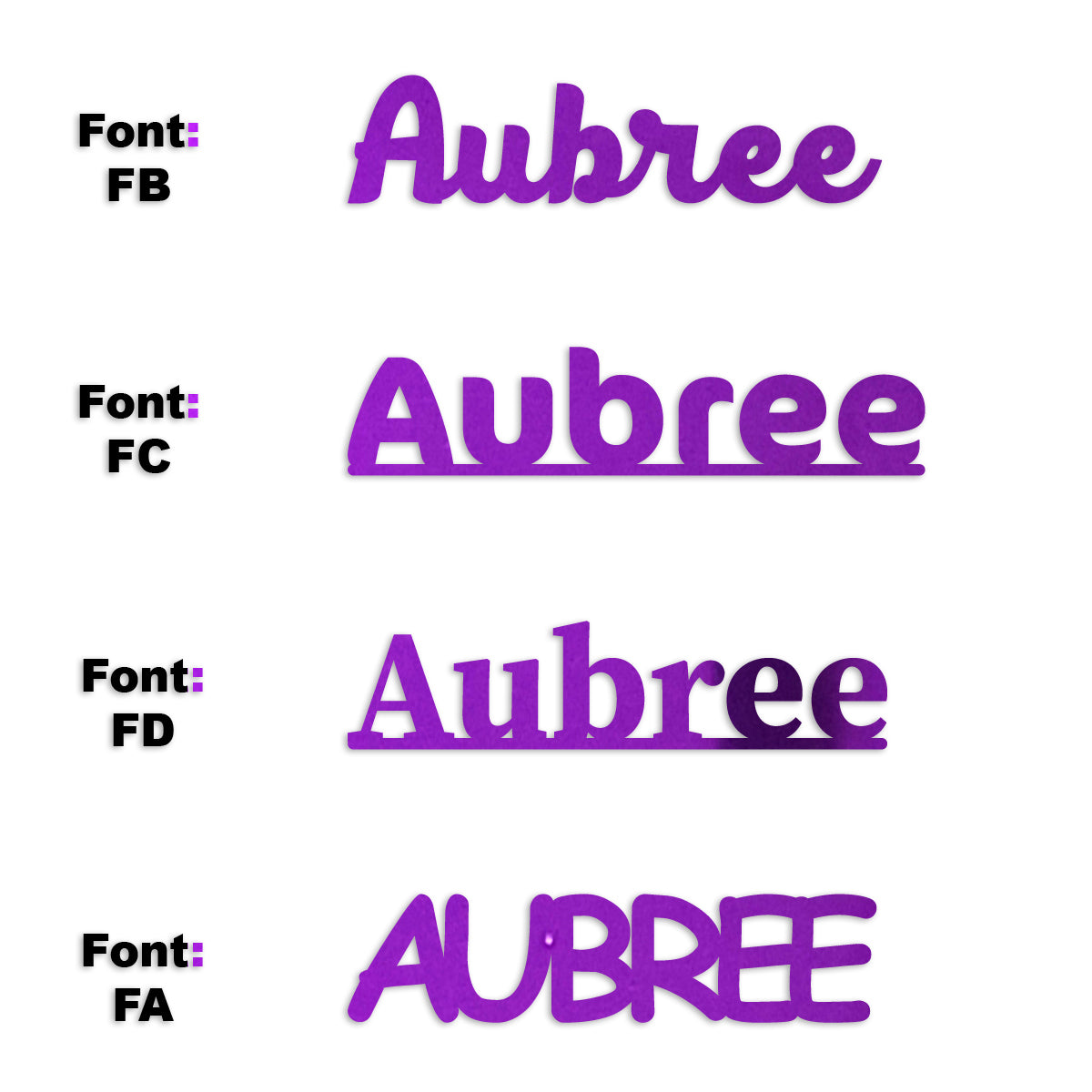 Custom-Fetti Girl - AUBREE Purple