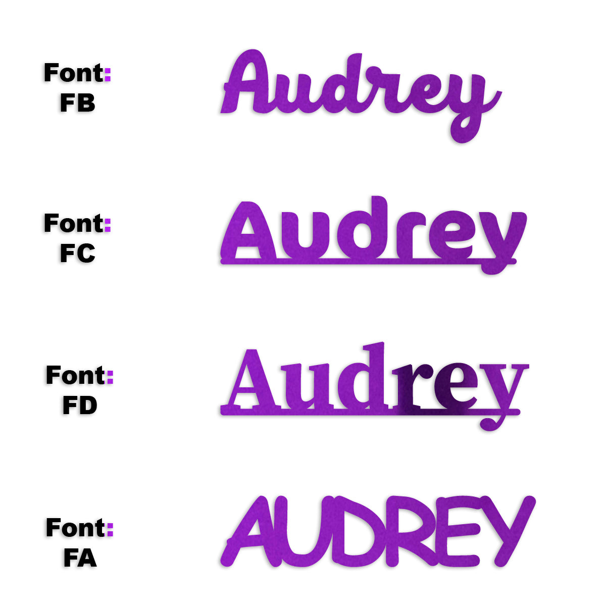 Custom-Fetti Girl - AUDREY Purple