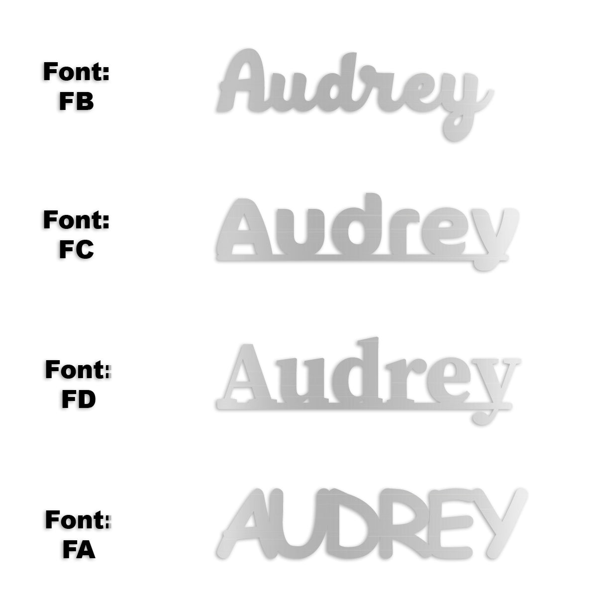 Custom-Fetti Girl - AUDREY Silver