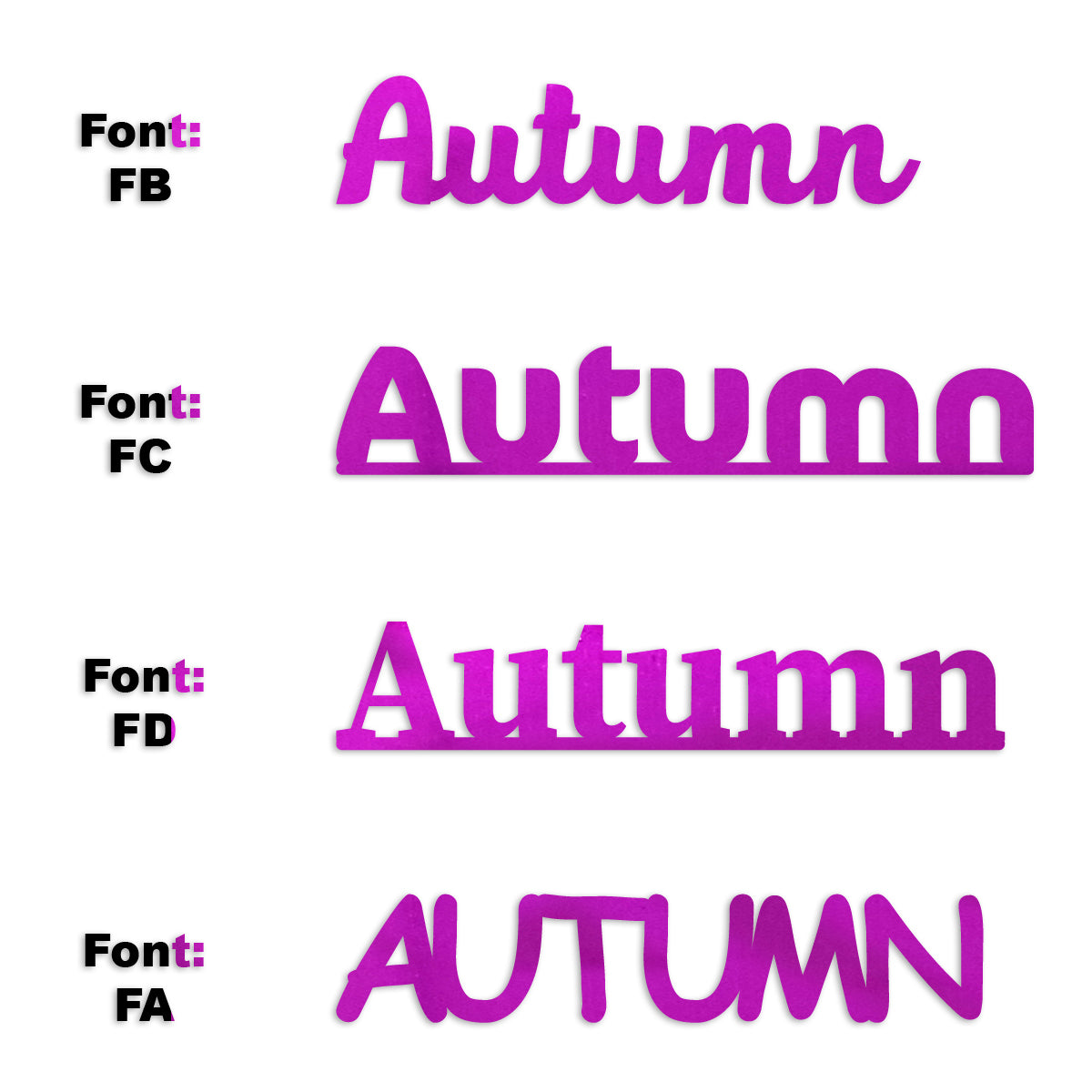 Custom-Fetti Girl - AUTUMN Fuchsia