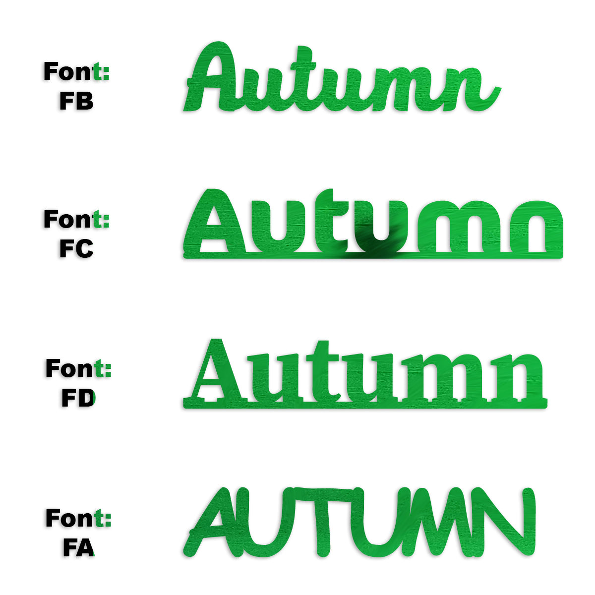 Custom-Fetti Girl - AUTUMN Green