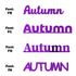 Custom-Fetti Girl - AUTUMN Purple