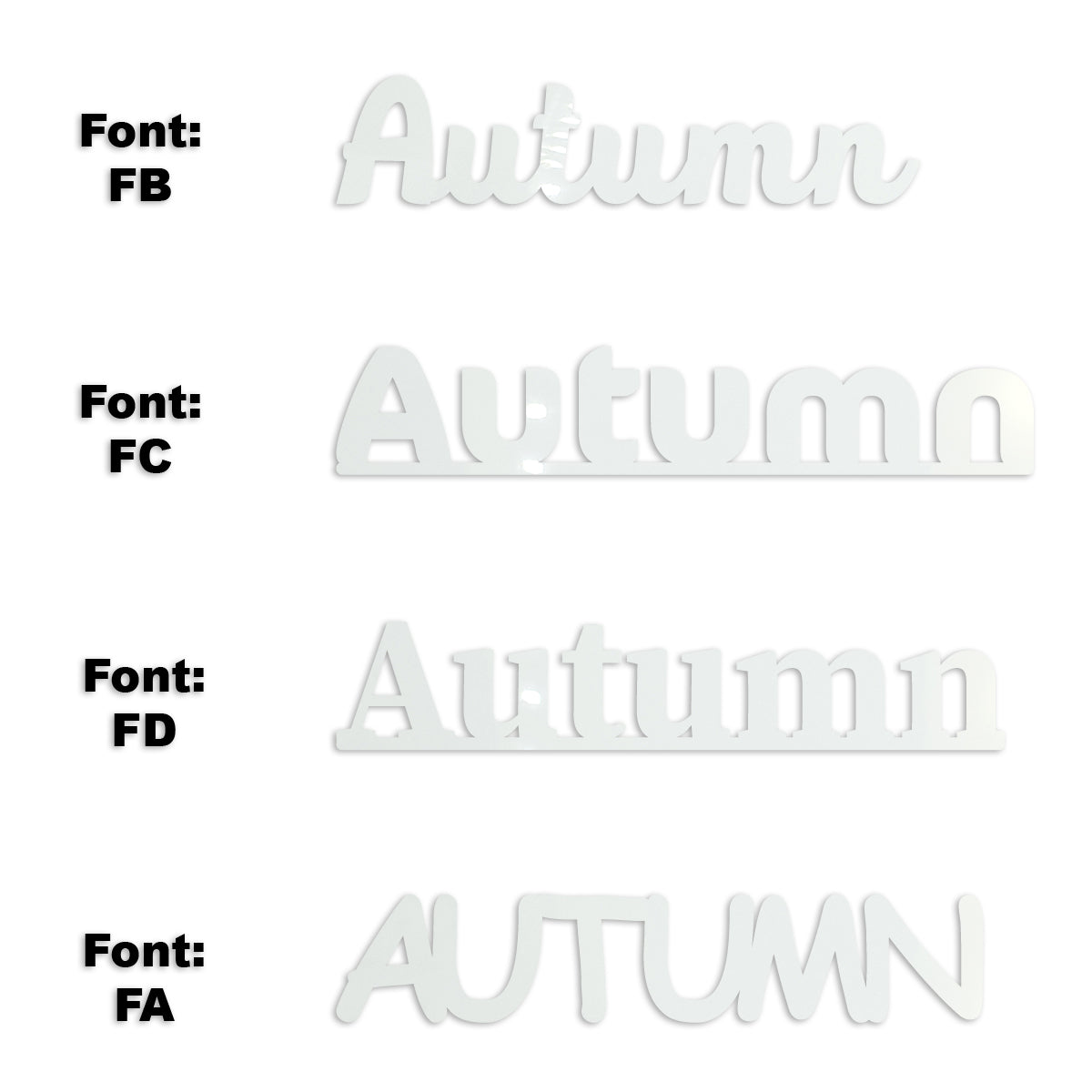 Custom-Fetti Girl - AUTUMN White