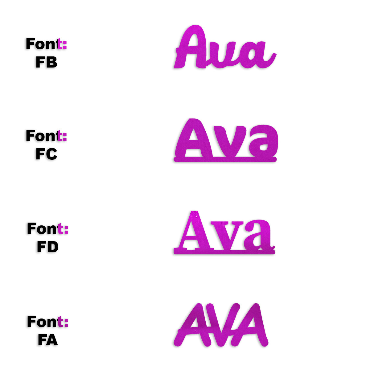 Custom-Fetti Girl - AVA Fuchsia