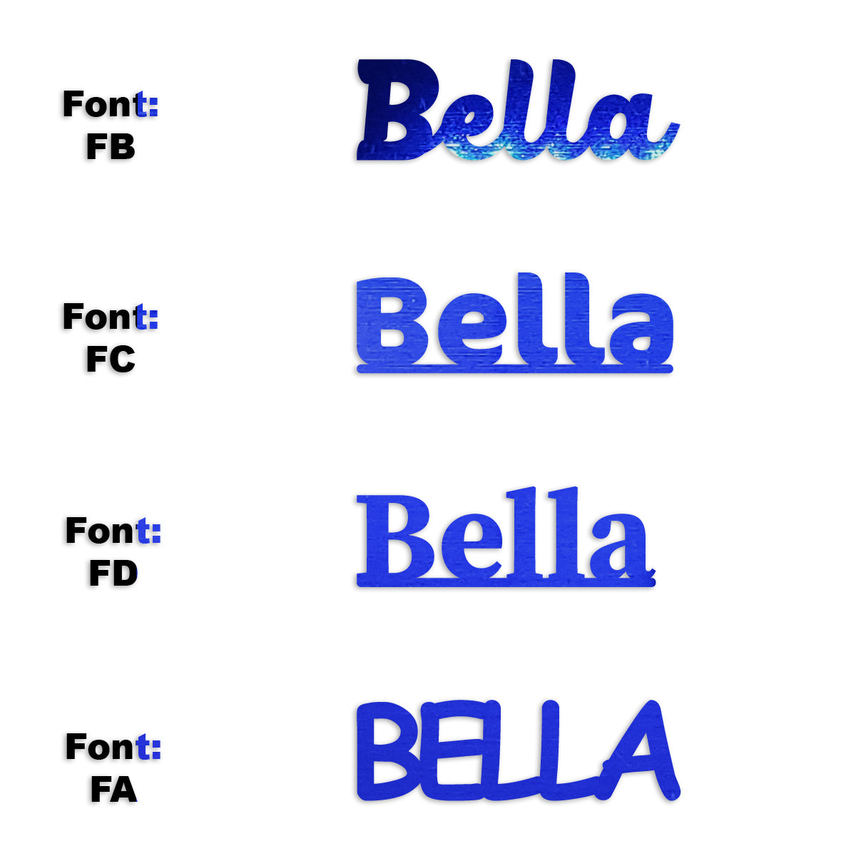 Custom-Fetti Girl - BELLA Blue Royal