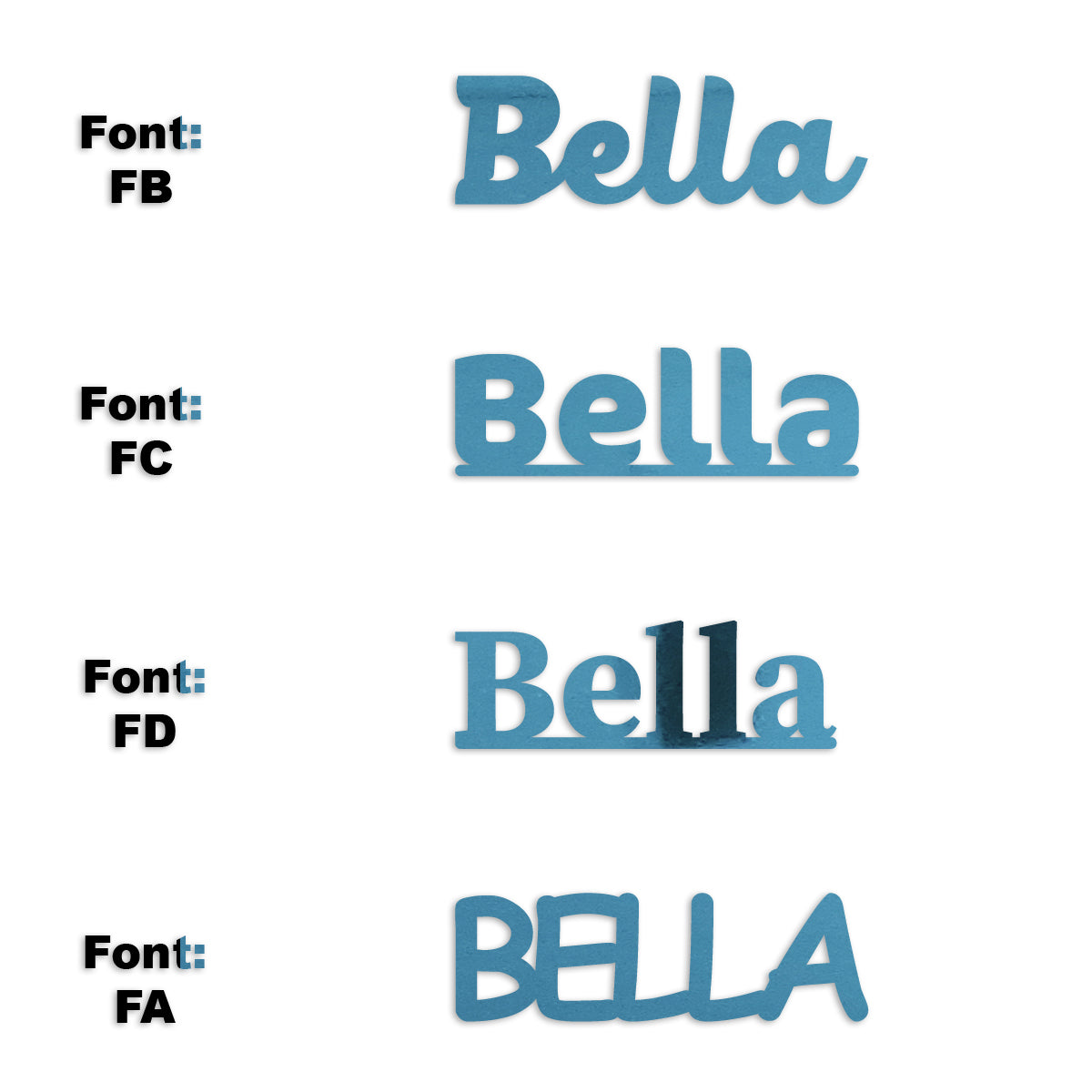 Custom-Fetti Girl - BELLA Blue Sky