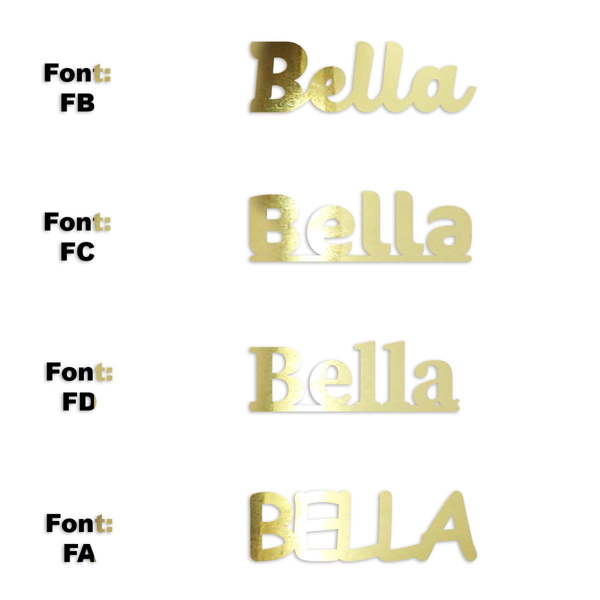 Custom-Fetti Girl - BELLA Gold