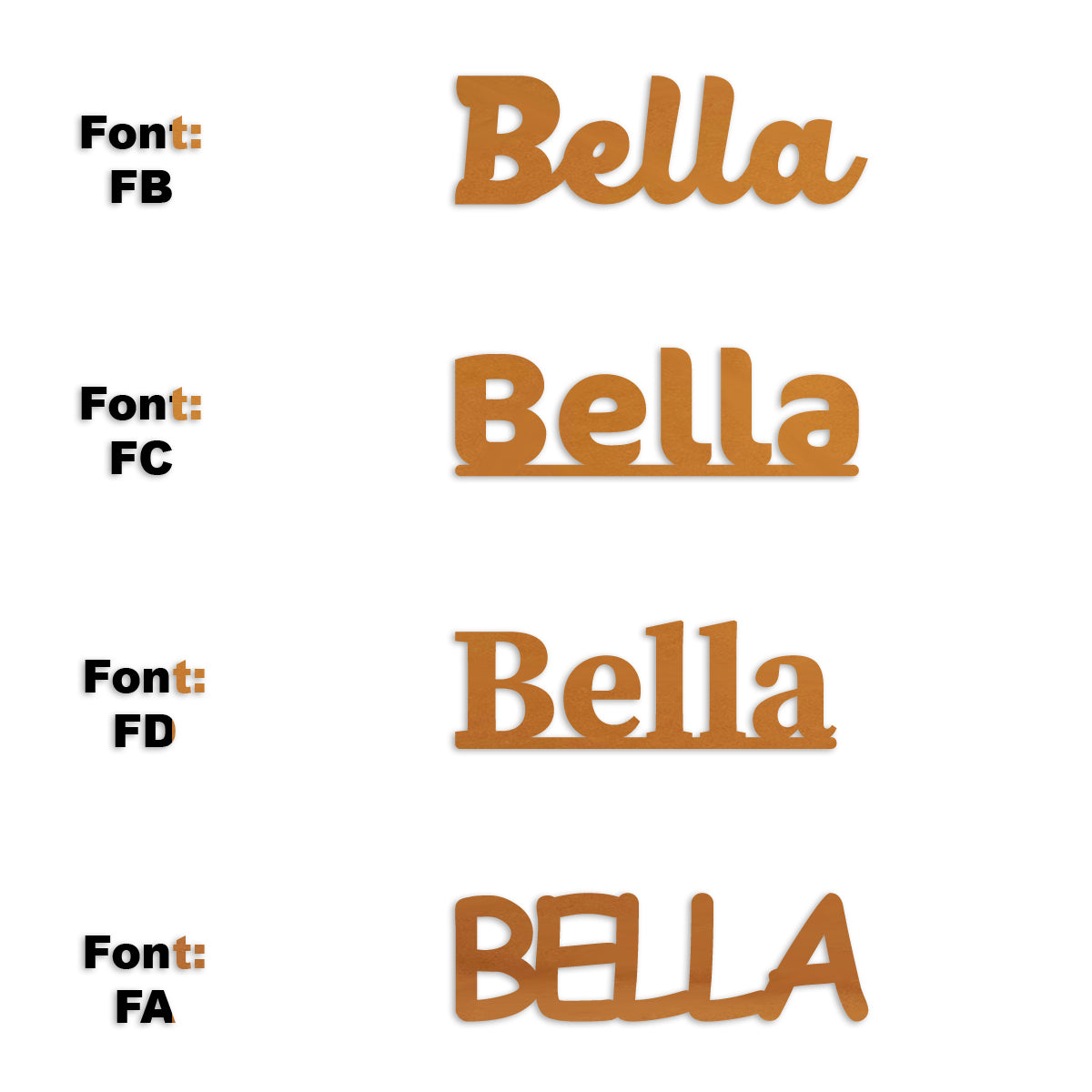 Custom-Fetti Girl - BELLA Orange