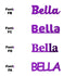 Custom-Fetti Girl - BELLA Purple