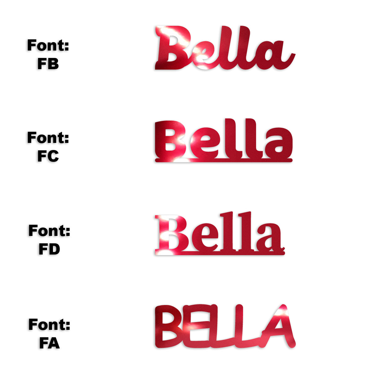 Custom-Fetti Girl - BELLA Red