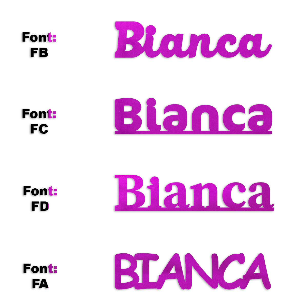 Custom-Fetti Girl - BIANCA Fuchsia