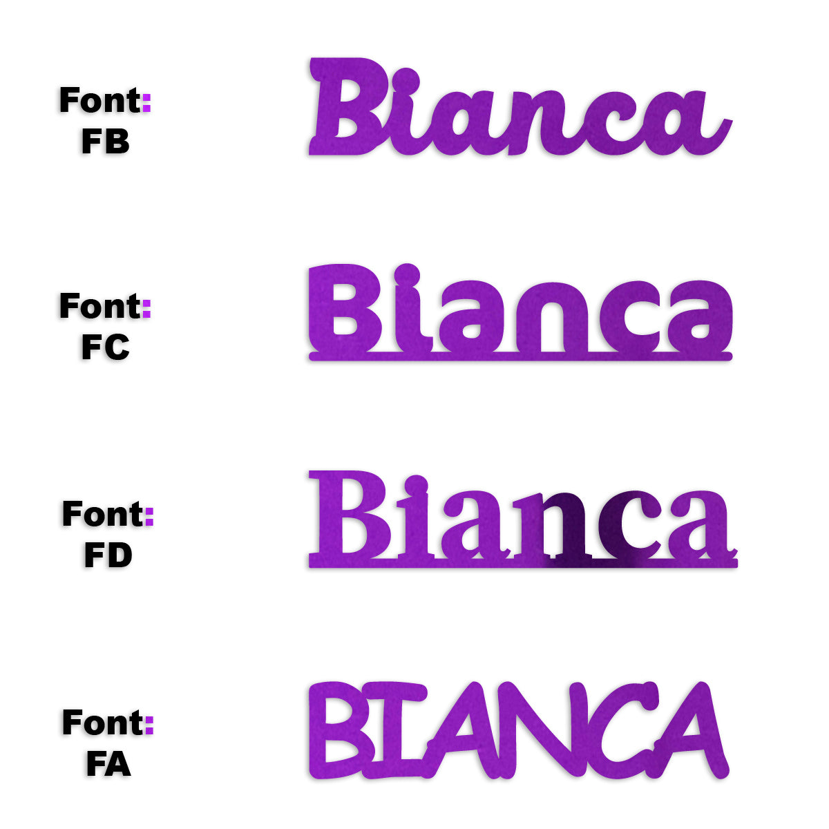 Custom-Fetti Girl - BIANCA Purple