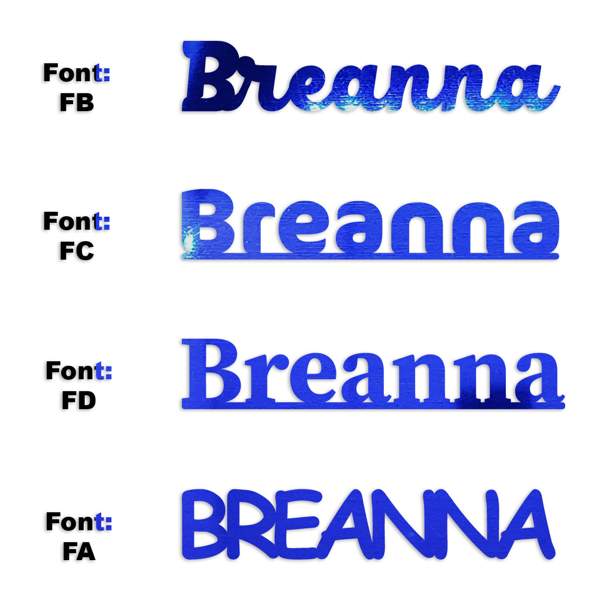 Custom-Fetti Girl - BREANNA Blue Royal