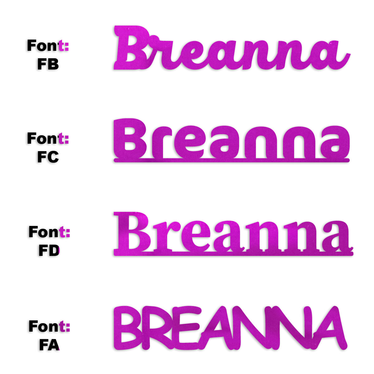 Custom-Fetti Girl - BREANNA Fuchsia