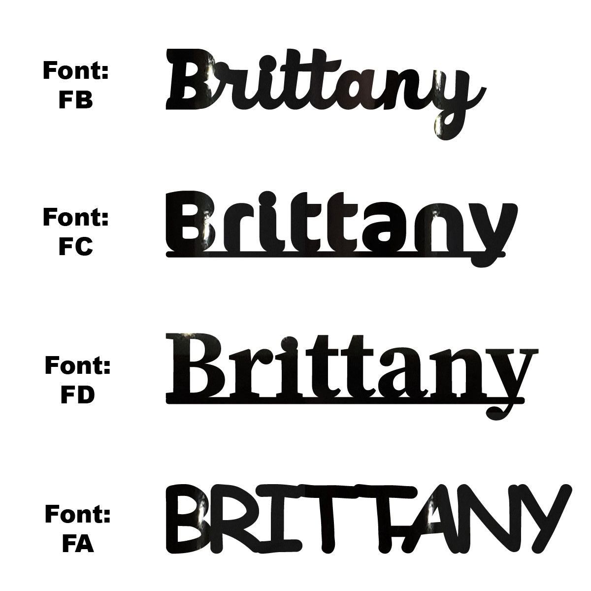 Custom-Fetti Girl - BRITTANY Black