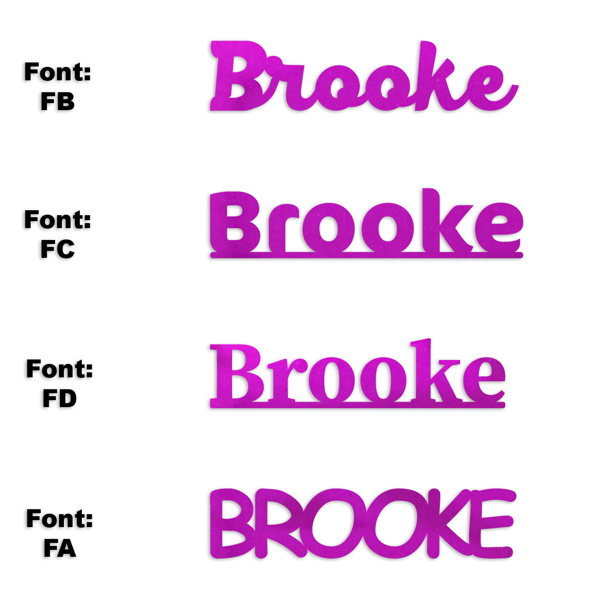 Custom-Fetti Girl - BROOKE Fuchsia