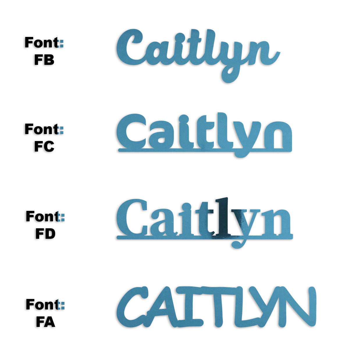 Custom-Fetti Girl - CAITLYN Blue Sky