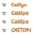 Custom-Fetti Girl - CAITLYN Orange