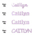 Custom-Fetti Girl - CAITLYN Pink