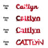 Custom-Fetti Girl - CAITLYN Red