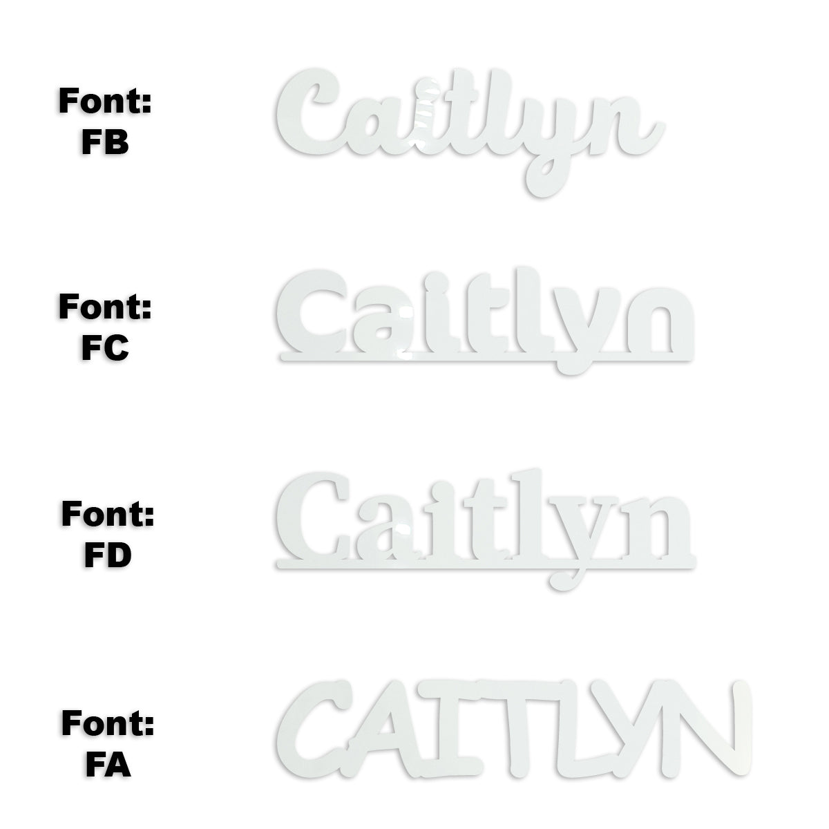 Custom-Fetti Girl - CAITLYN White