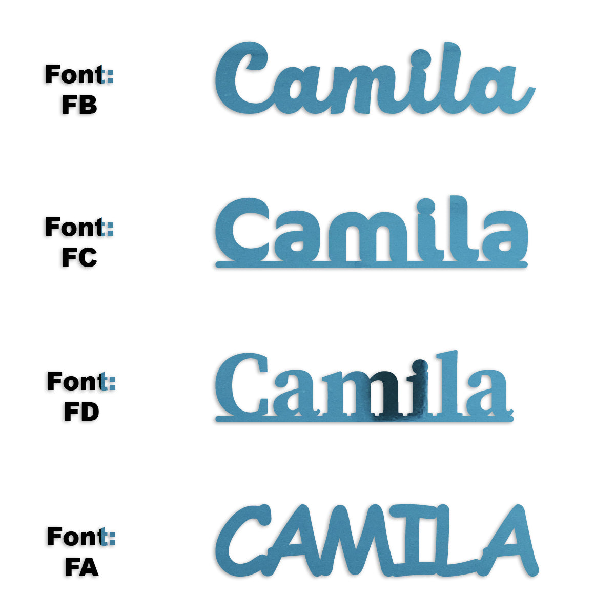 Custom-Fetti Girl - CAMILA Blue Sky