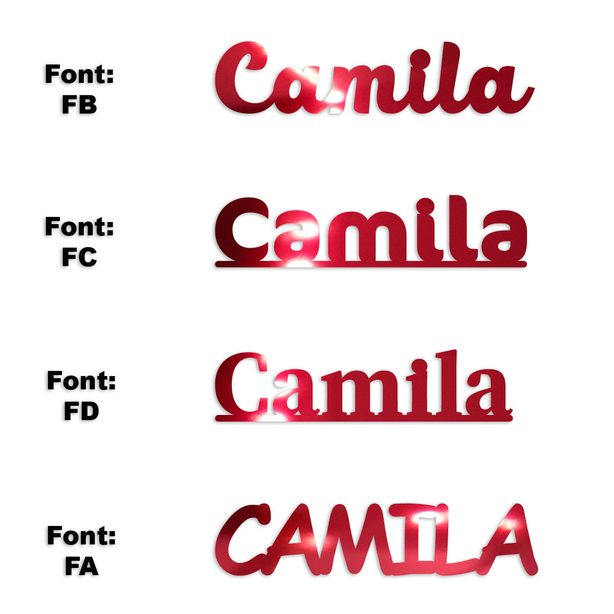 Custom-Fetti Girl - CAMILA Red