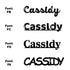 Custom-Fetti Girl - CASSIDY Black