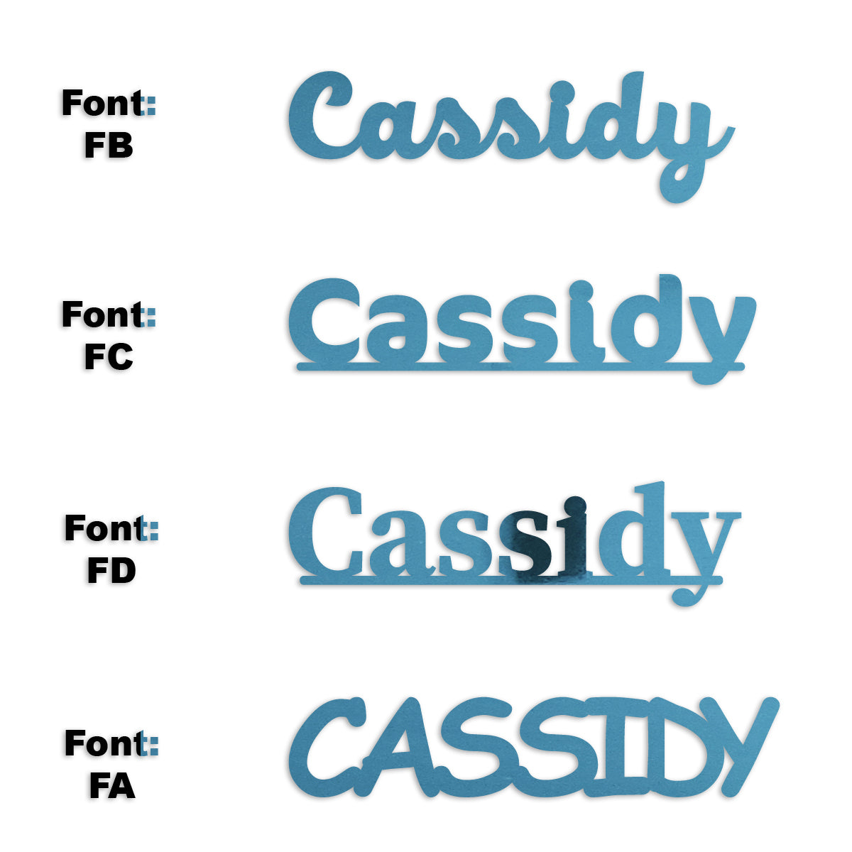 Custom-Fetti Girl - CASSIDY Blue Sky