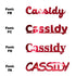 Custom-Fetti Girl - CASSIDY Red