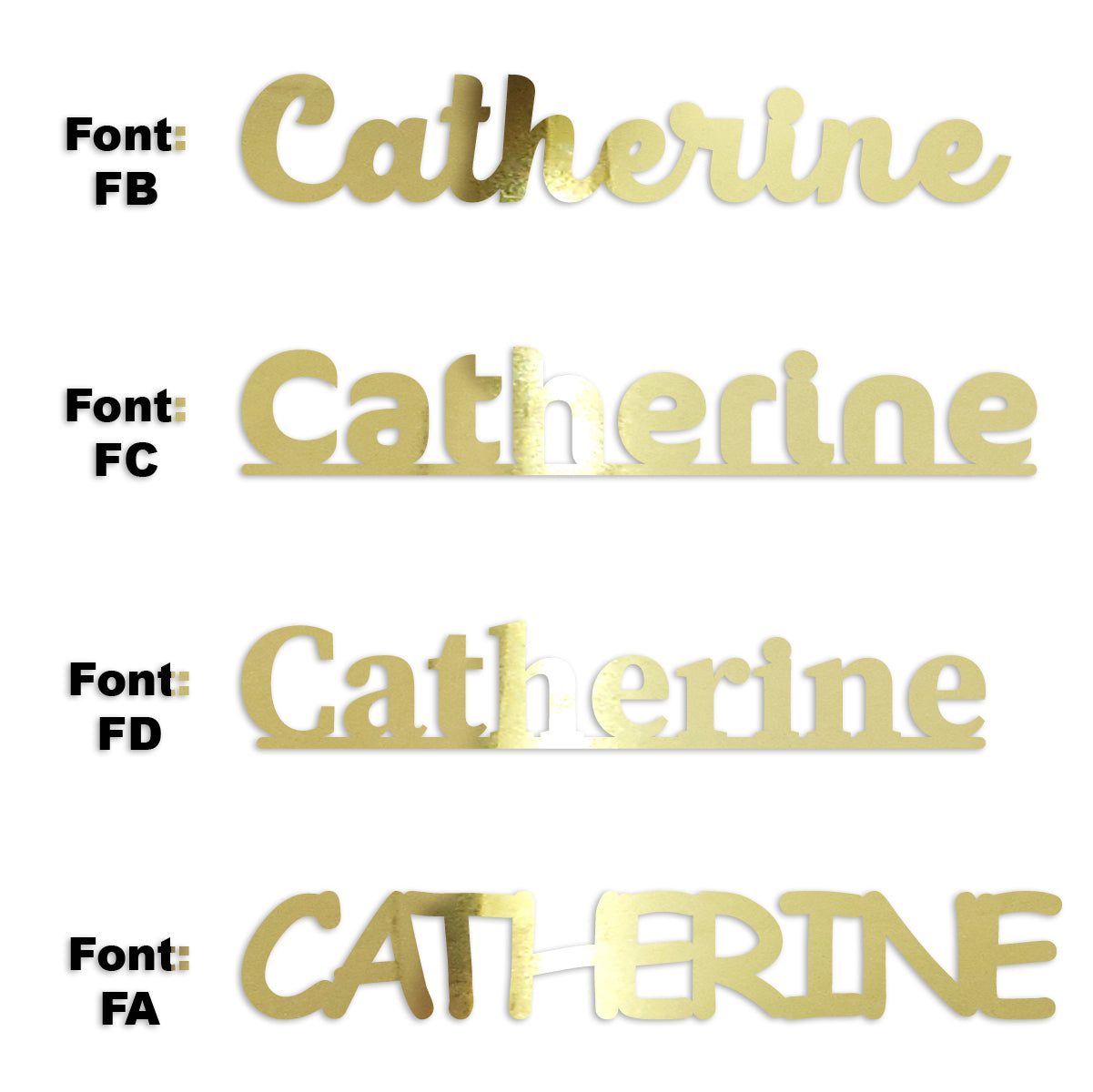 Custom-Fetti Girl - CATHERINE Gold