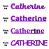 Custom-Fetti Girl - CATHERINE Purple