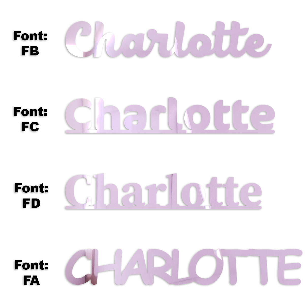 Custom-Fetti Girl - CHARLOTTE Pink