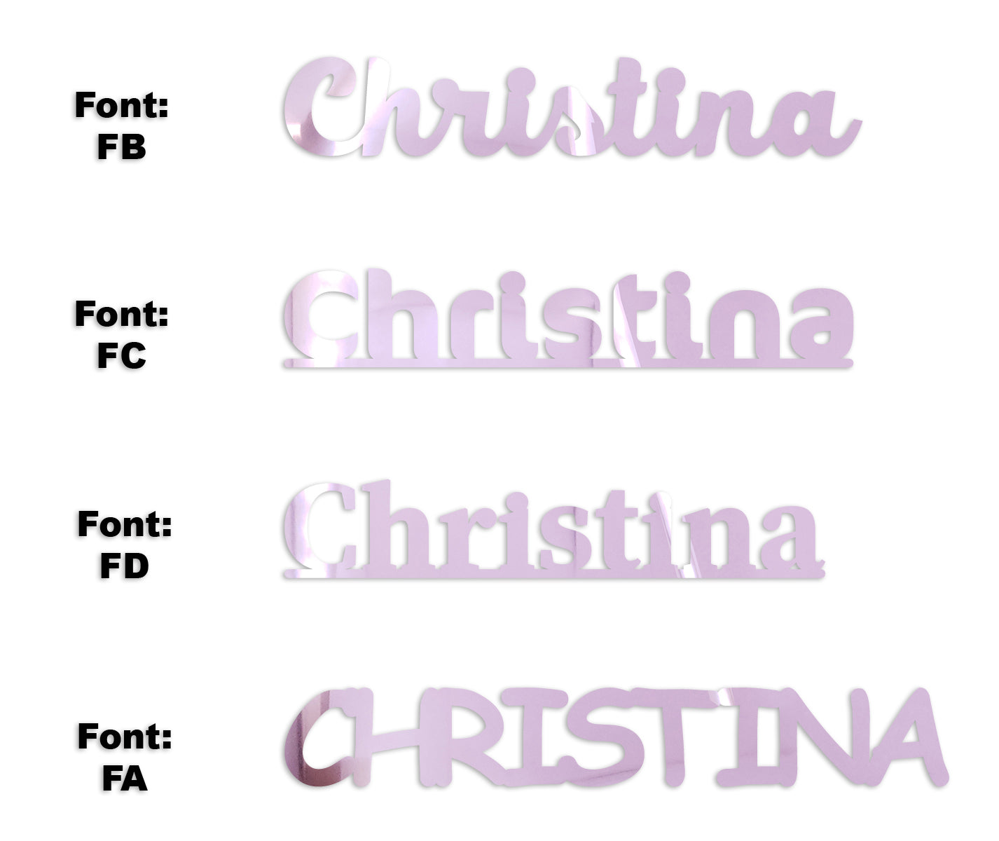 Custom-Fetti Girl - CHRISTINA Pink