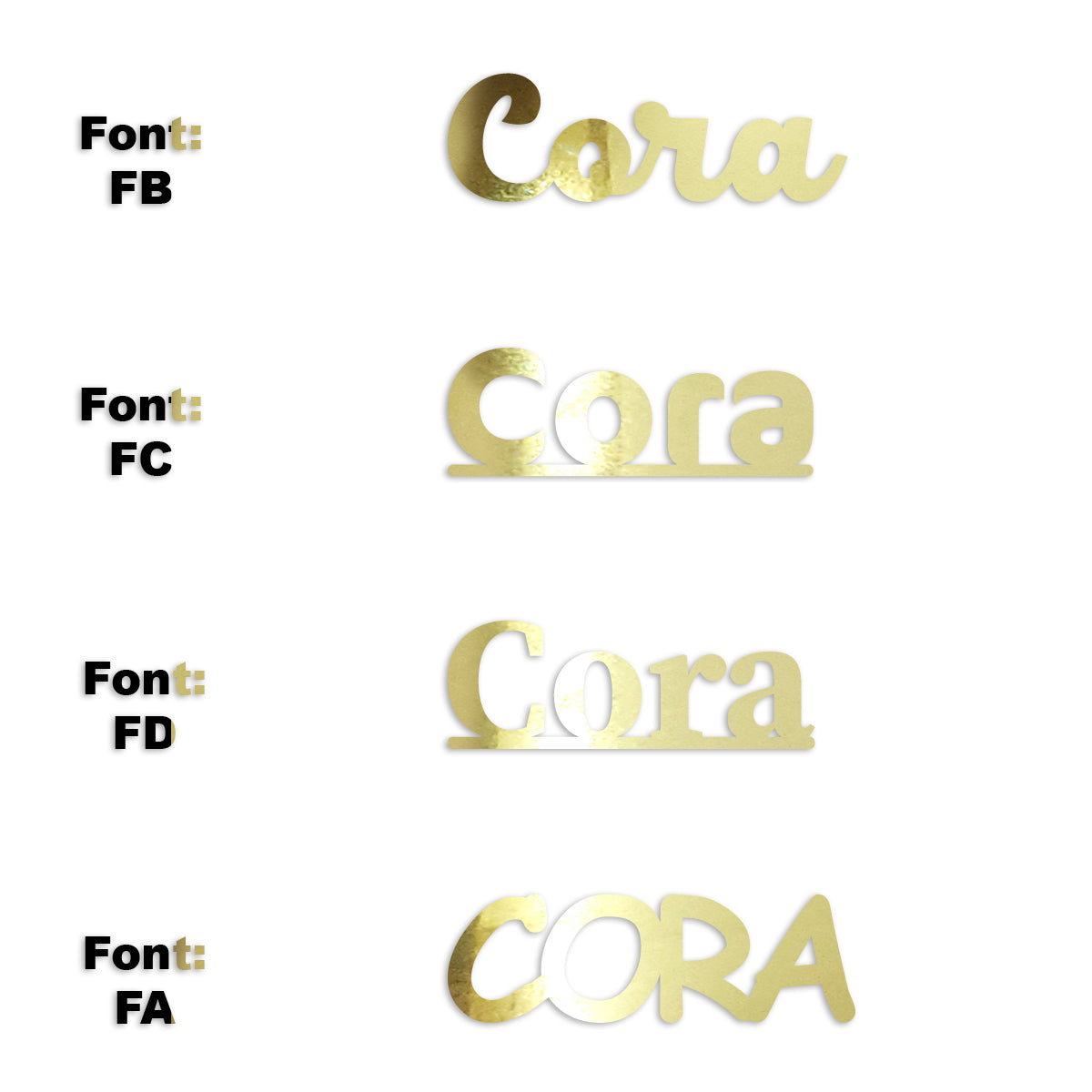 Custom-Fetti Girl - CORA Gold