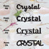 Custom-Fetti Girl - CRYSTAL Black