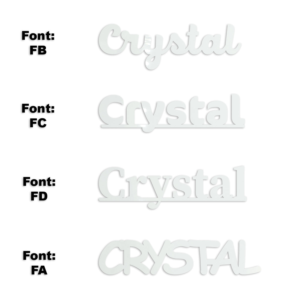 Custom-Fetti Girl - CRYSTAL White