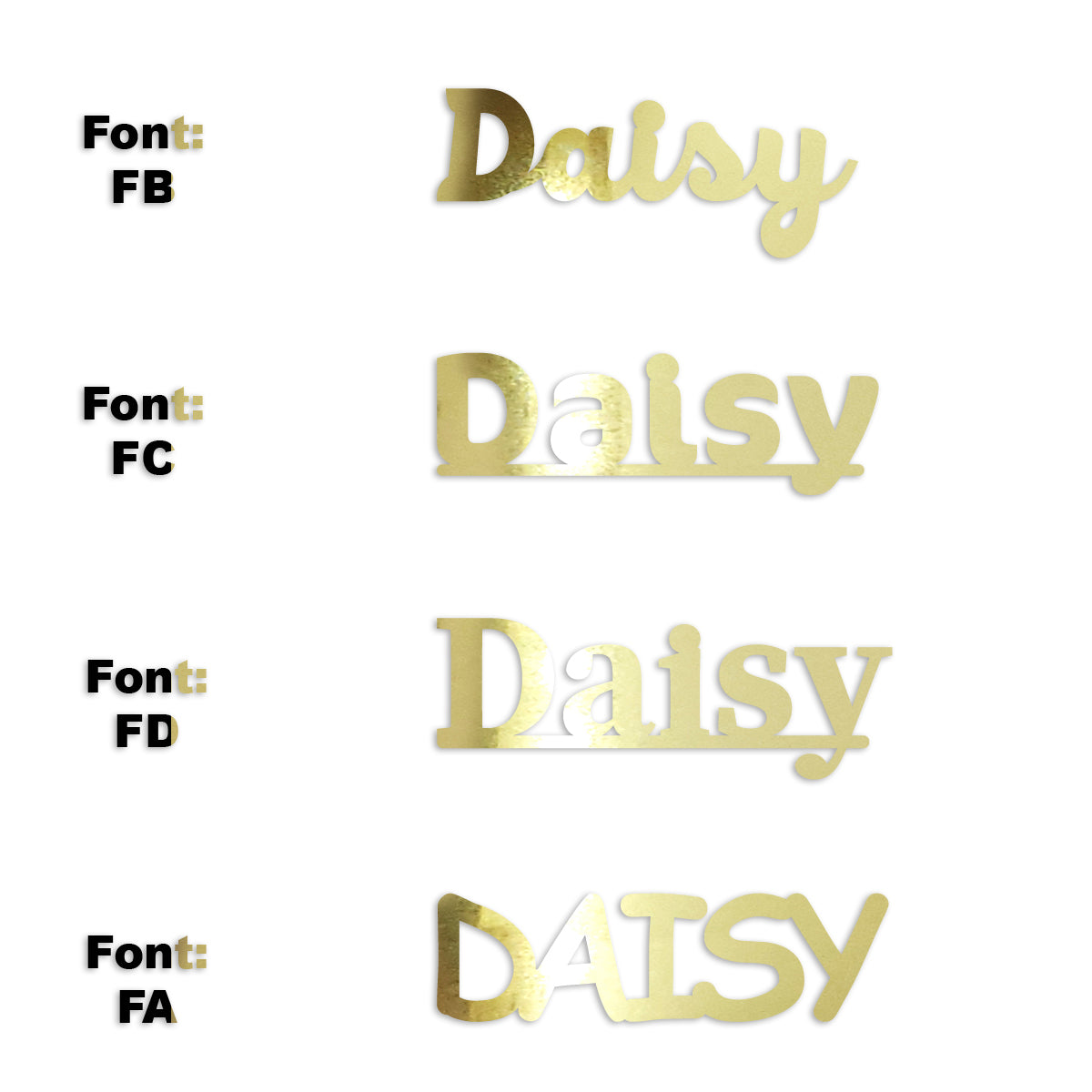 Custom-Fetti Girl - DAISY Gold