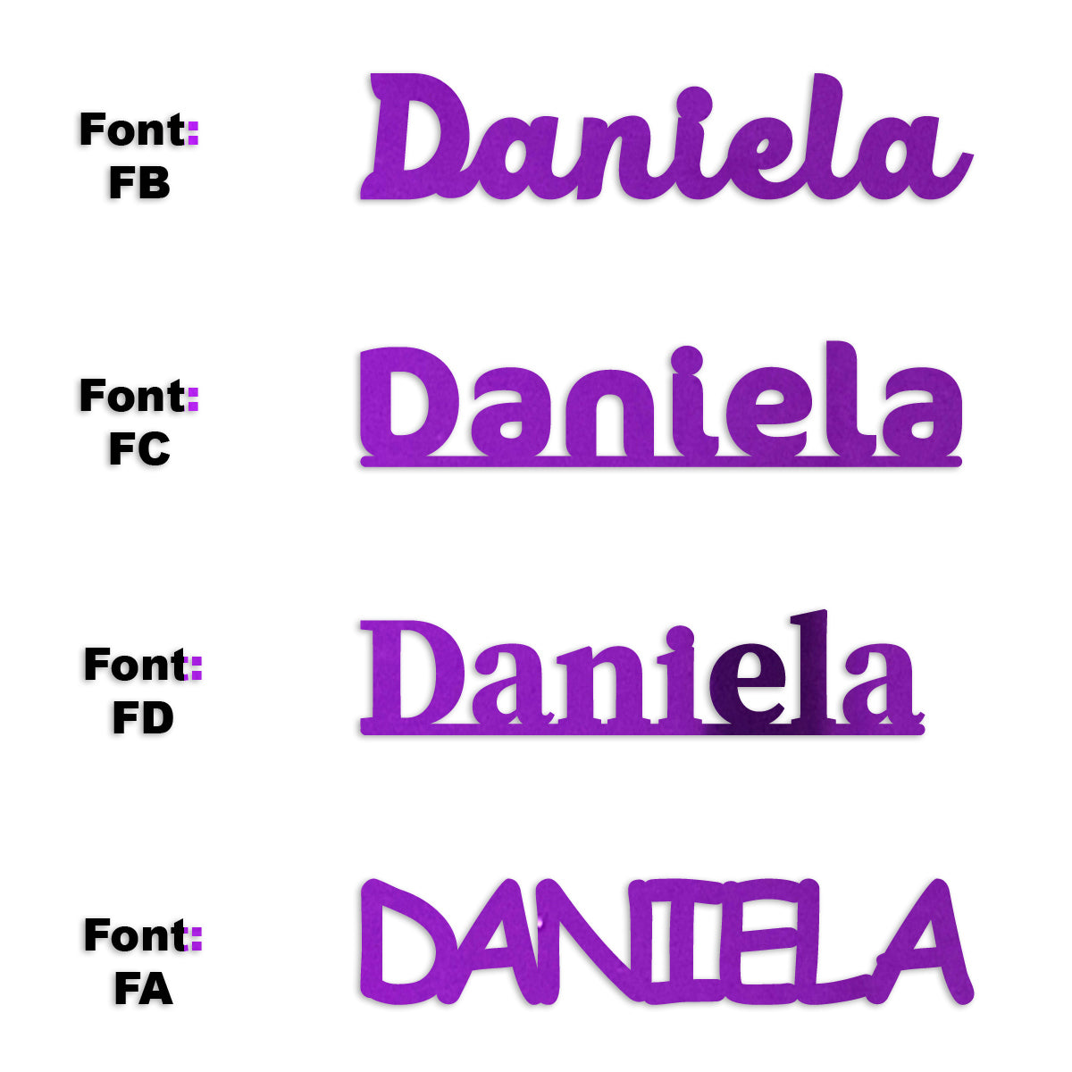 Custom-Fetti Girl - DANIELA Purple