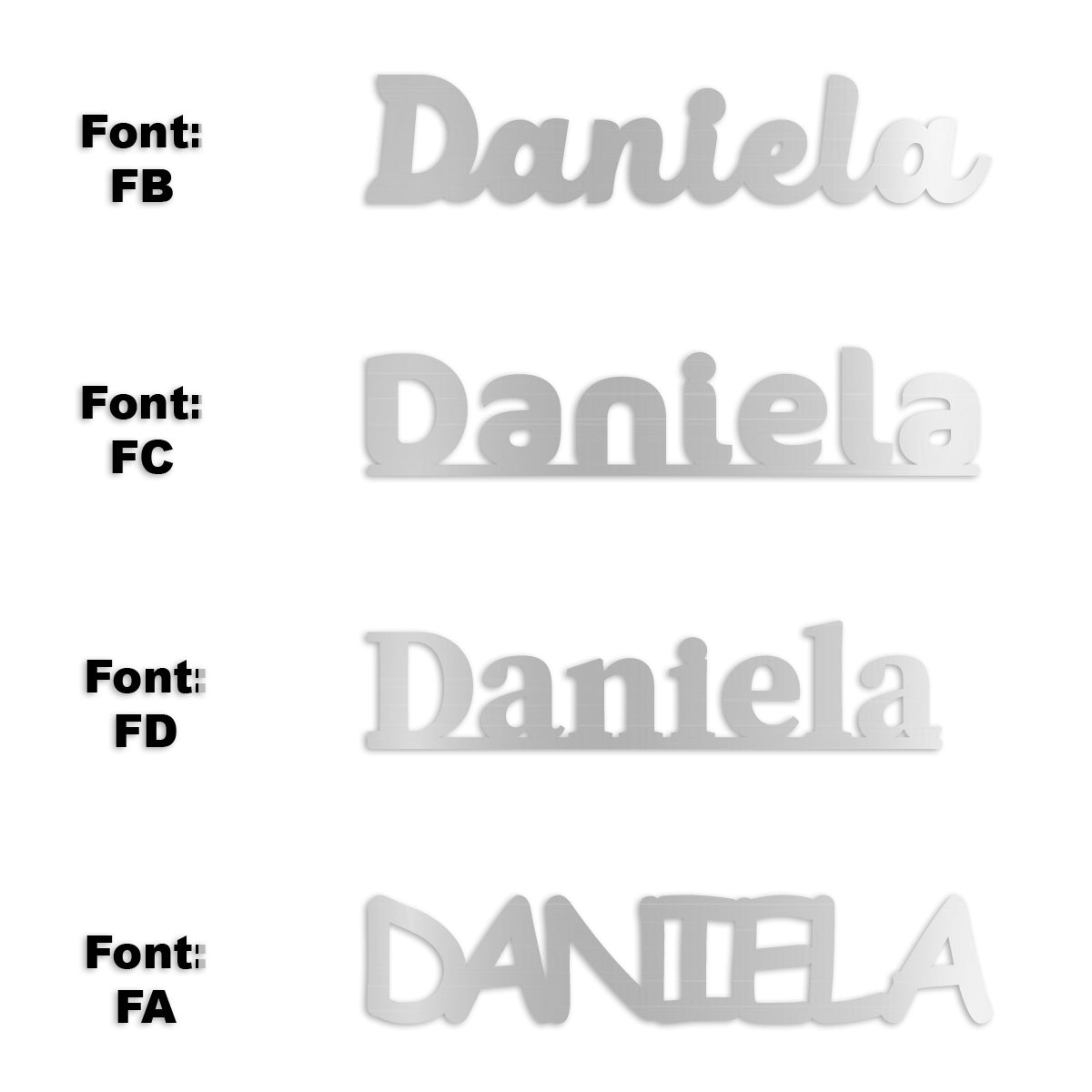 Custom-Fetti Girl - DANIELA Silver