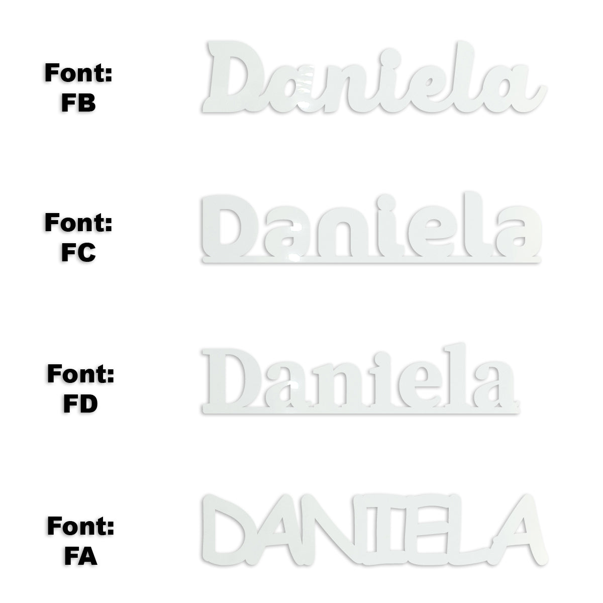 Custom-Fetti Girl - DANIELA White